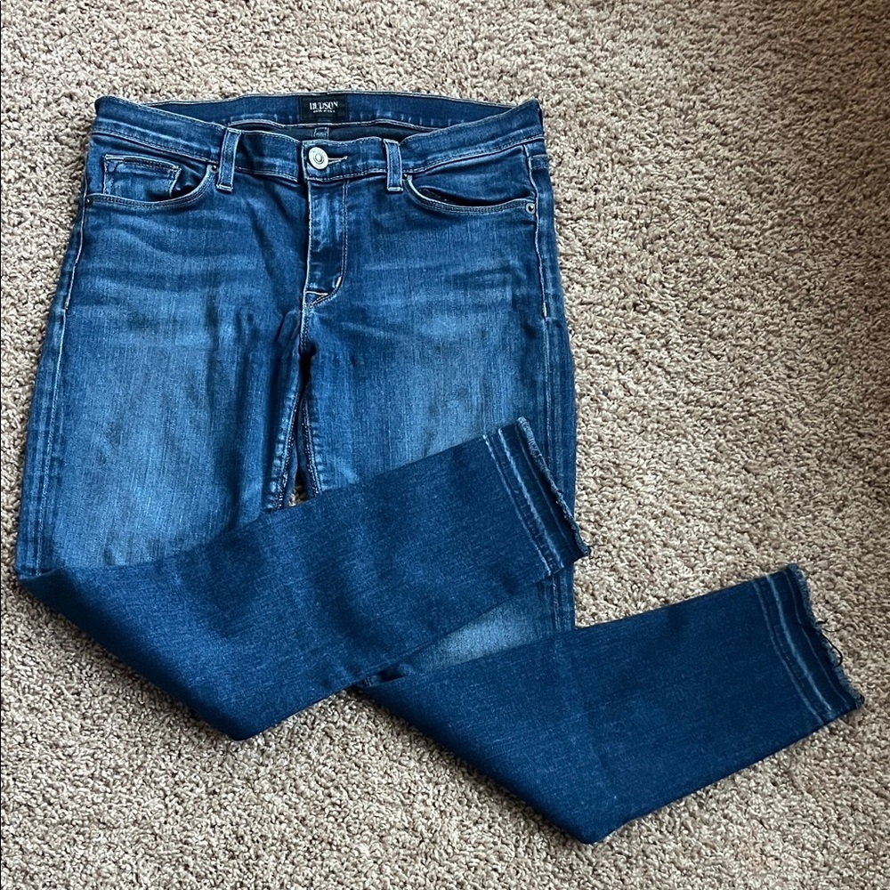 Hudson Stretchy Jeans Dark Blue Skinny Jeans Size 30